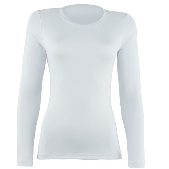 Rhino Womens/Ladies Sports Baselayer Long Sleeve (Pack of 2) / White